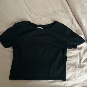 Zara Black Crop Top